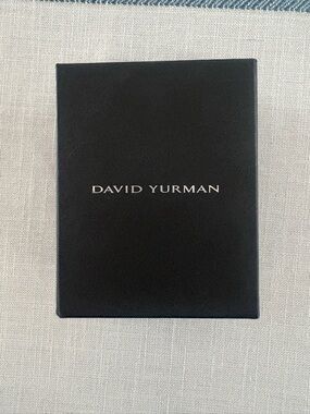 David Yurman Black Presentation Box with 'Made in Italy' Detail